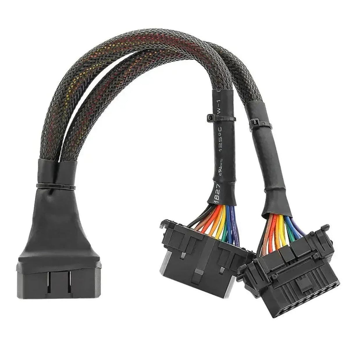 Καλώδιο Επέκτασης και Διαχωριστής 16-pins OBD2 Nylon 2-τμήματος (30 cm) | Διεπαφή