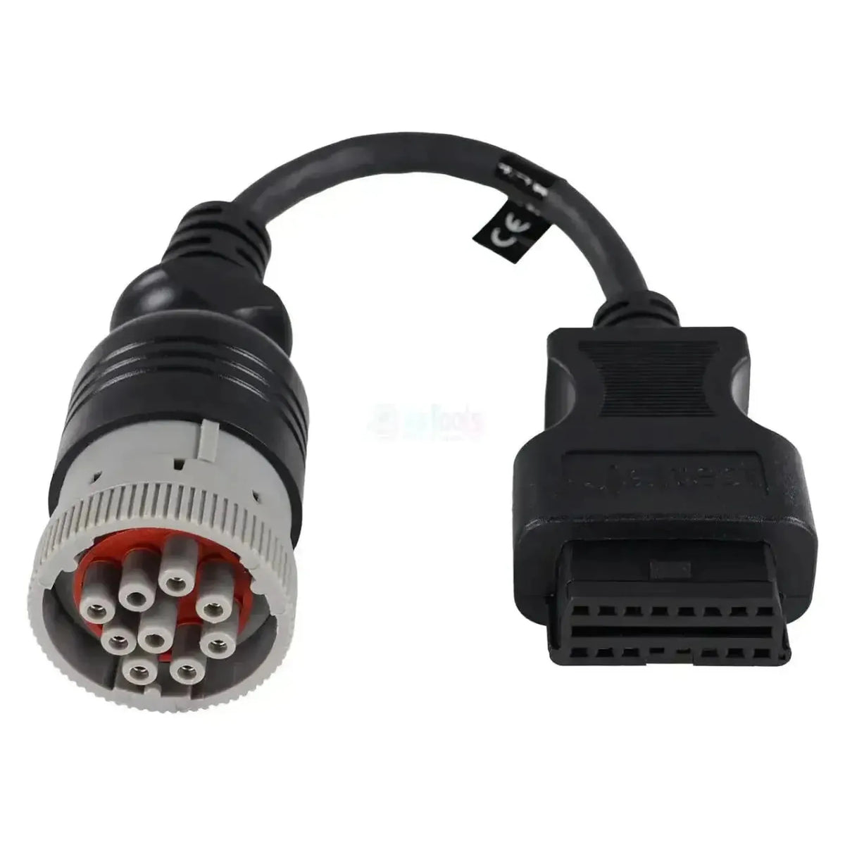 Jaltest (JDC505A) | CAT/Perkins 9-pins OBD - 16-pins OBD2 Καλώδιο προσαρμογής | Κινητήρας εσωτερικής καύσης