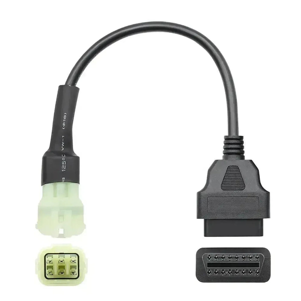 Καλώδιο προσαρμογής KTM 6-pins OBD – 16-pins OBD2 | Μοτοσικλέτα