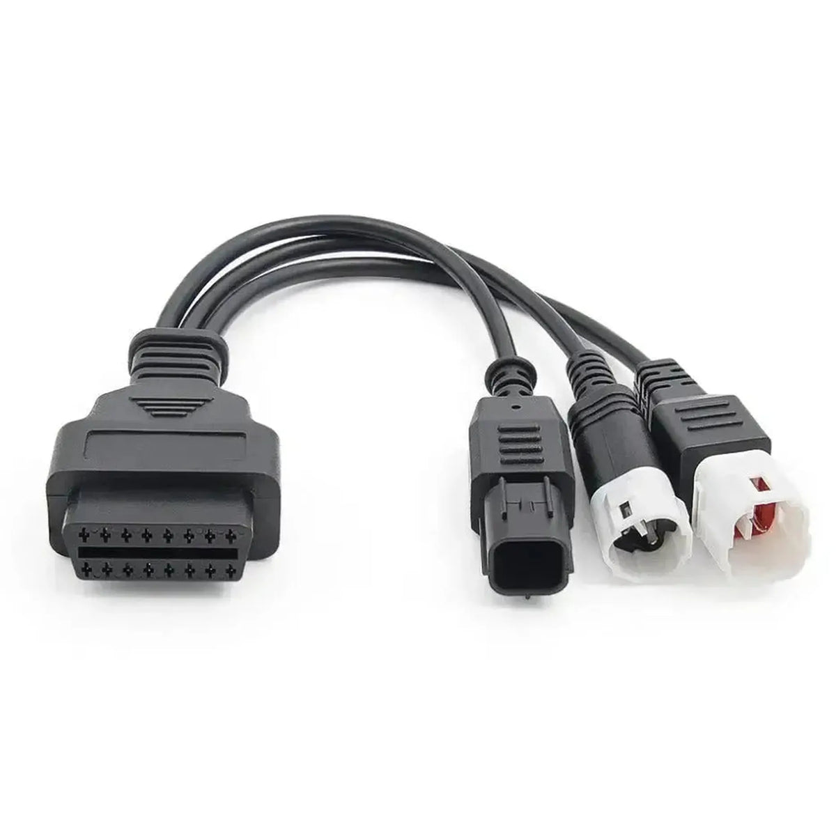 Yamaha 3+4+6-pins - 16-pins OBD2 Verloopkabel | Motorfiets