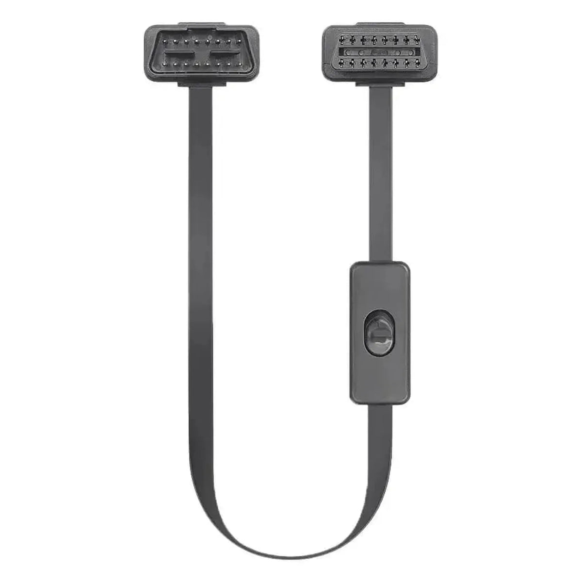 Καλώδιο Επέκτασης OBD2 16 Pins Επίπεδο με Διακόπτη (60 cm) | Διεπαφή