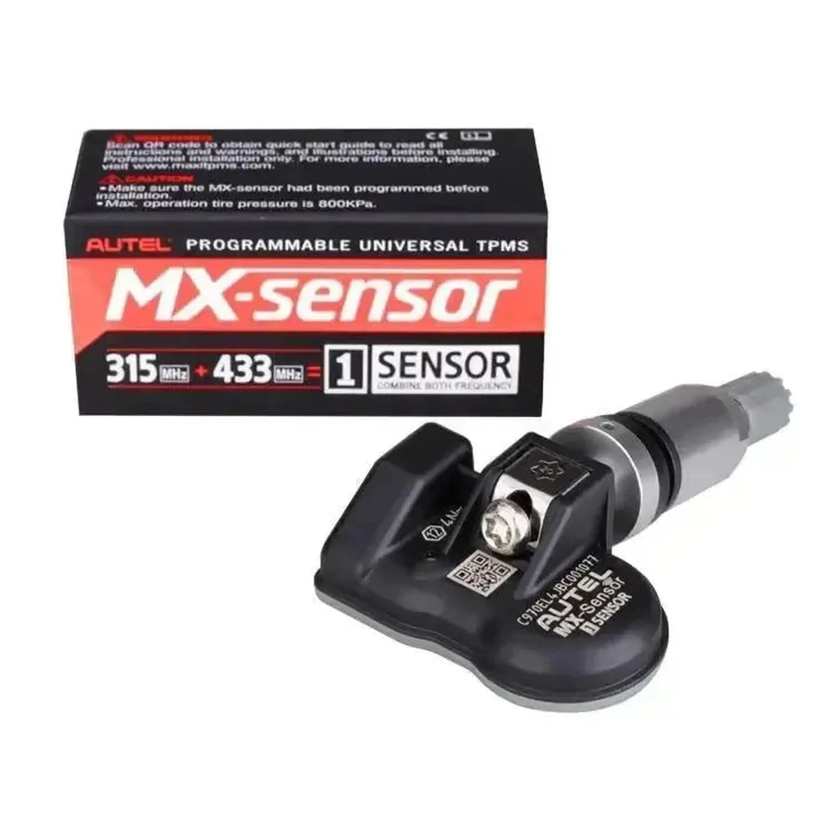 Autel MX-Sensor 315MHz+433MHz (Aluminium) | TPMS-sensor (Screw-in)