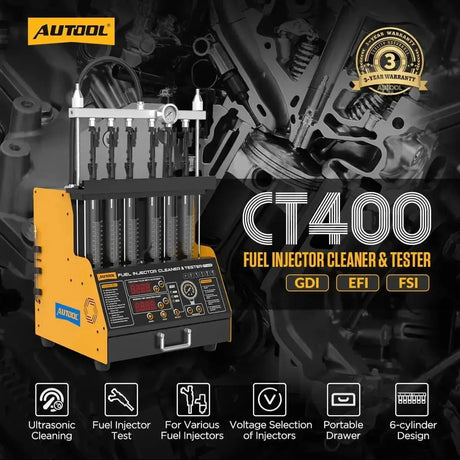 Autool CT400 | Δοκιμαστής εγχυτήρων