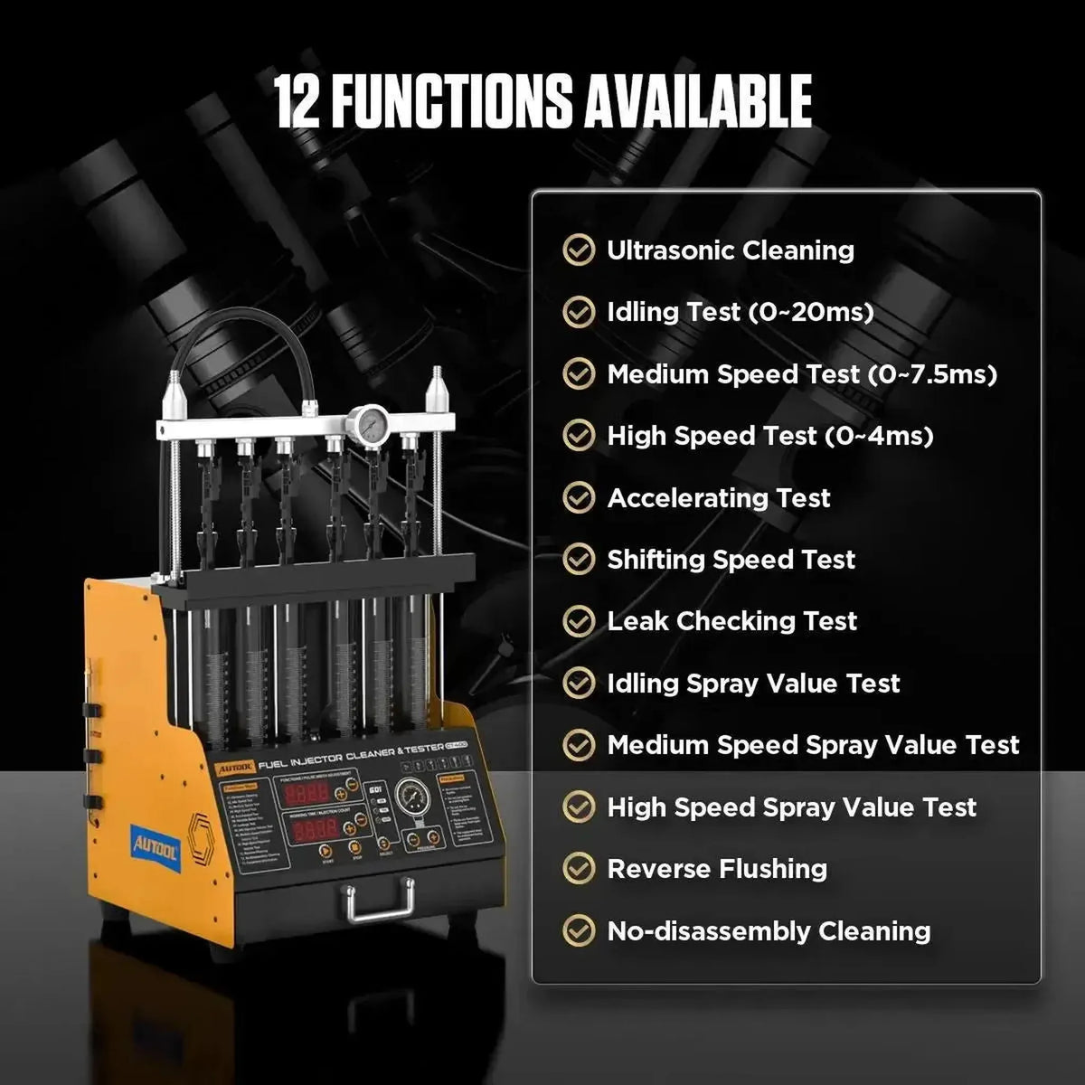 Autool CT400 | Δοκιμαστής εγχυτήρων