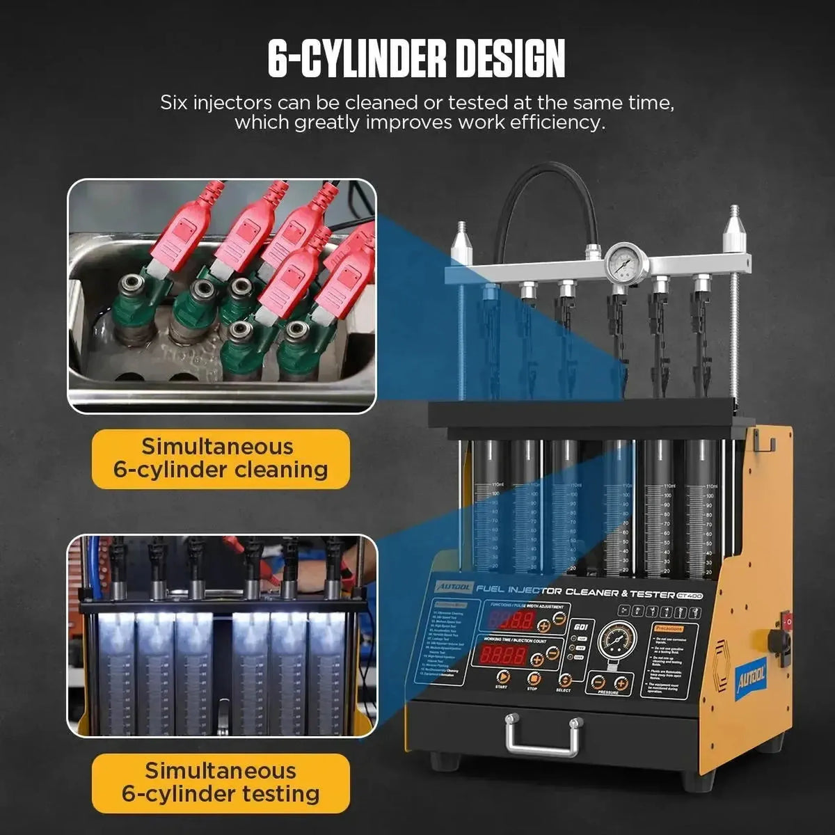 Autool CT400 | Δοκιμαστής εγχυτήρων