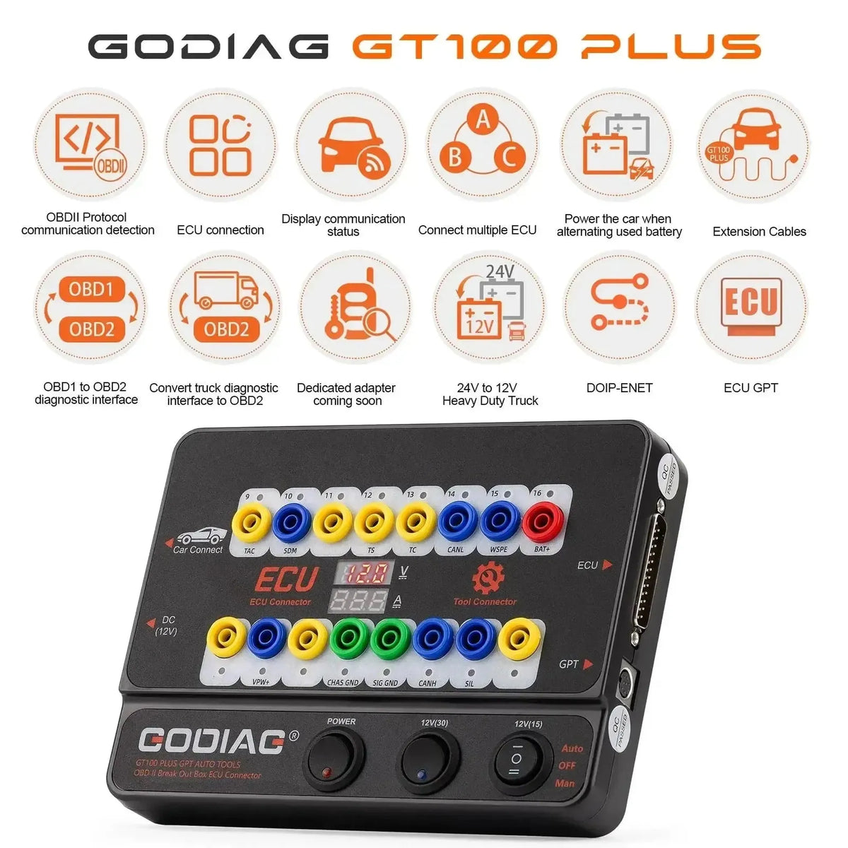GoDiag GT100 Plus | Breakout Box | Αξεσουάρ