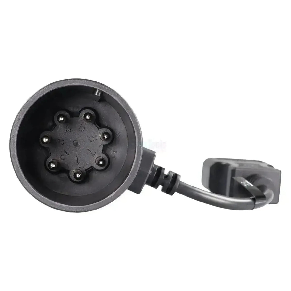 Jaltest (JDC110A) | 7+7-pins (CAN ISO 7638-1) - 16-pins OBD2 Adapter | Trailer