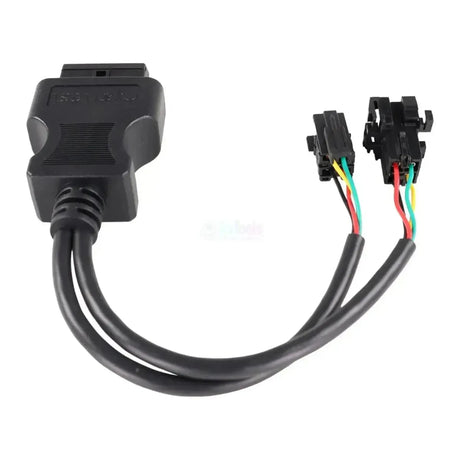 Jaltest (JDC304A) | Wabco (ATC/MTS) 4+4-pins OBD - 16-pins OBD2 Verloopkabel | Autobus