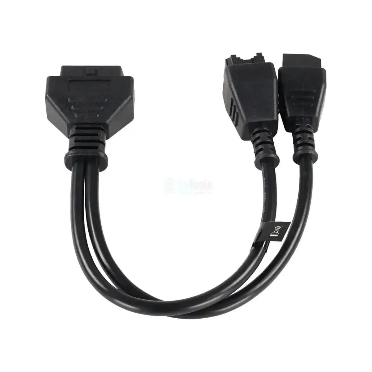 Jaltest (JDC406A) | FCA (SGW) 12+8-pins OBD - 16-pins OBD2 Verloopkabel | Auto