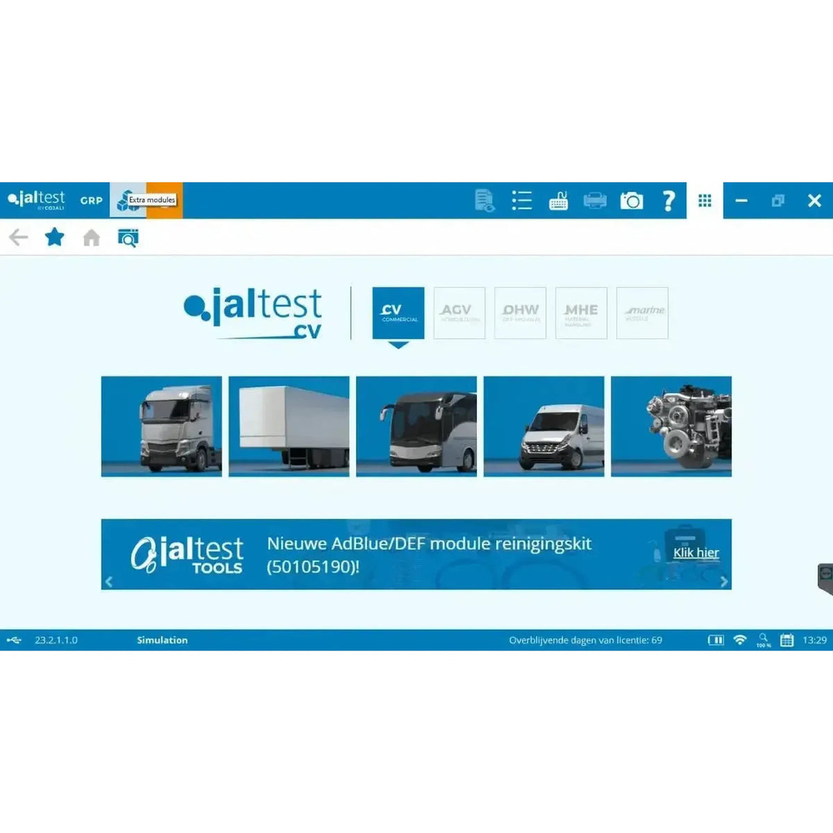 Jaltest LCV (Light Commercial Vehicle) Uitleesapparaat