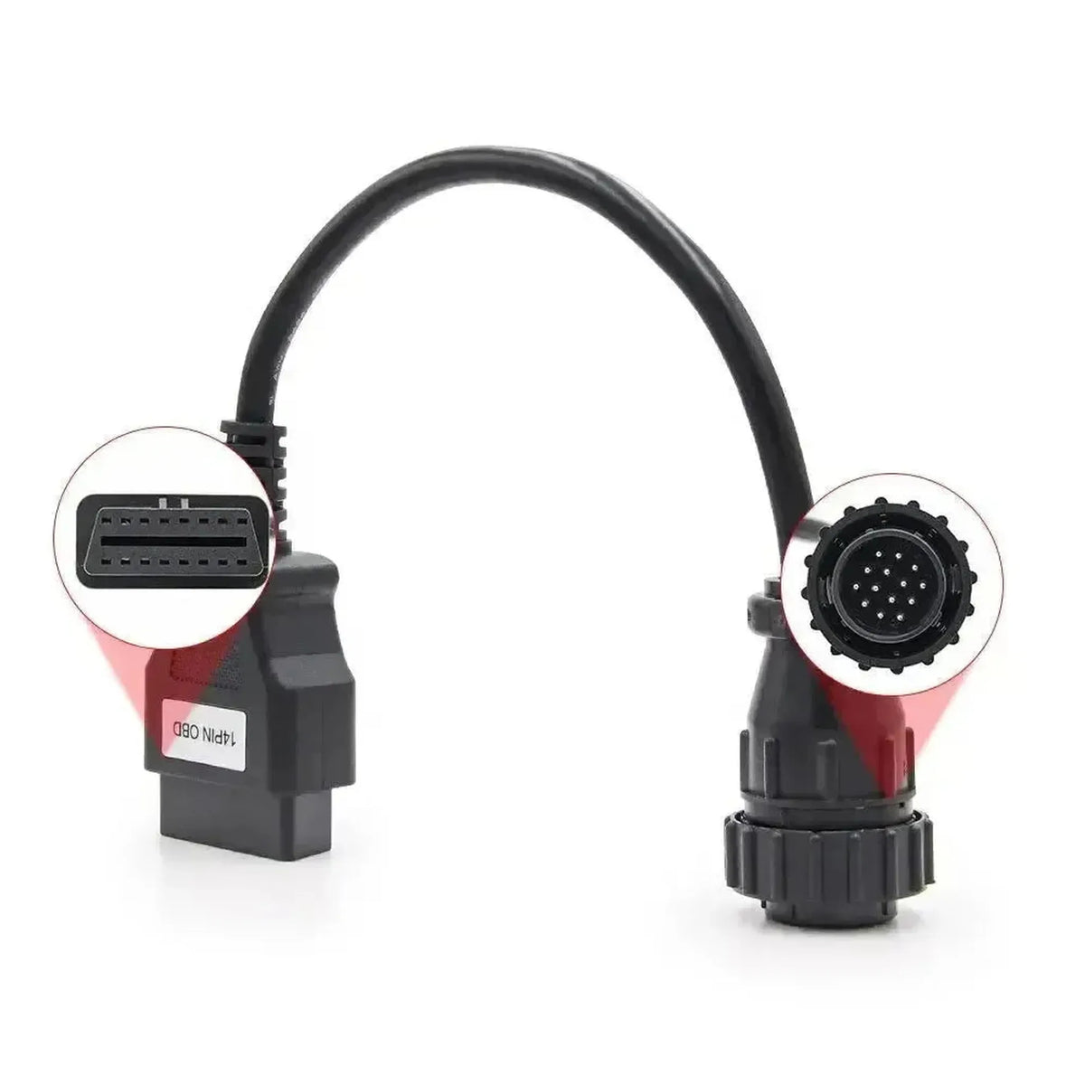 Καλώδιο προσαρμογής Mercedes (Sprinter) 14-pins OBD1 – 16-pins OBD2 | Λεωφορείο