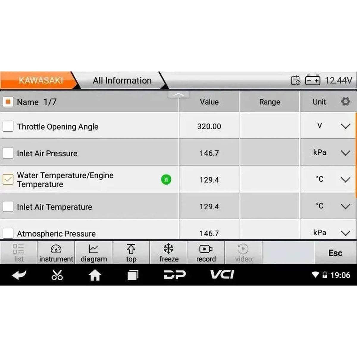 OBDSTAR IScan Kawasaki (Marine) | Uitleesapparaat | Μηχανοκίνητο σκάφος