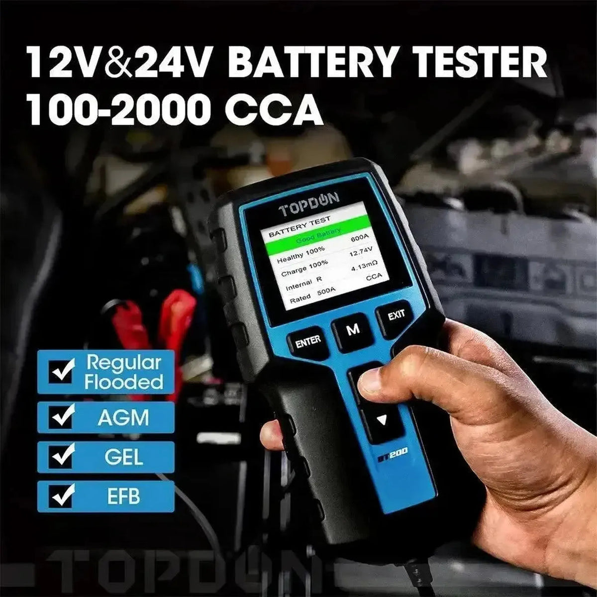 Topdon BT200 | Δοκιμαστής Μπαταρίας