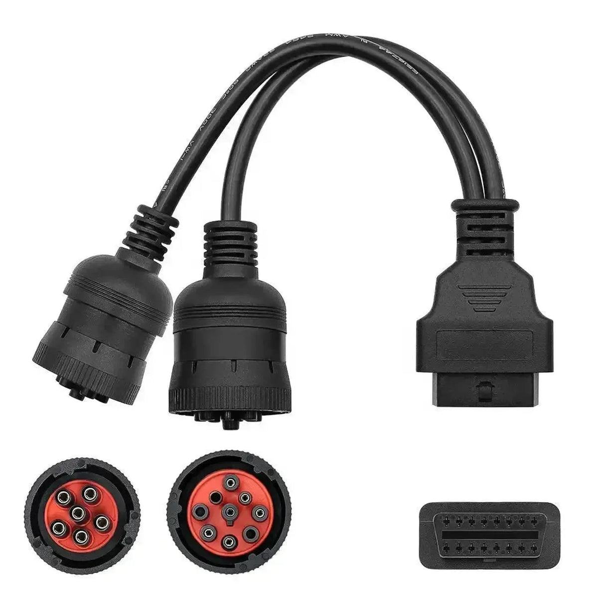Καθολικό 6+9 J1708+J1939 – 16-pins OBD2 Καλώδιο Προσαρμογής | Εργατικά και Επαγγελματικά Οχήματα