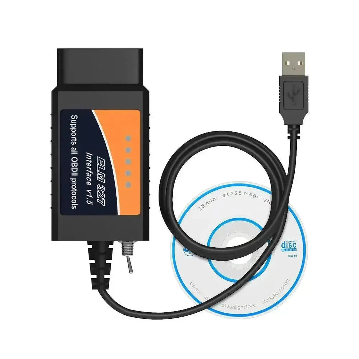 Καθολικό ELM327 (CHT340) (HS/MS-CAN Switch) | Καλώδιο Διασύνδεσης USB